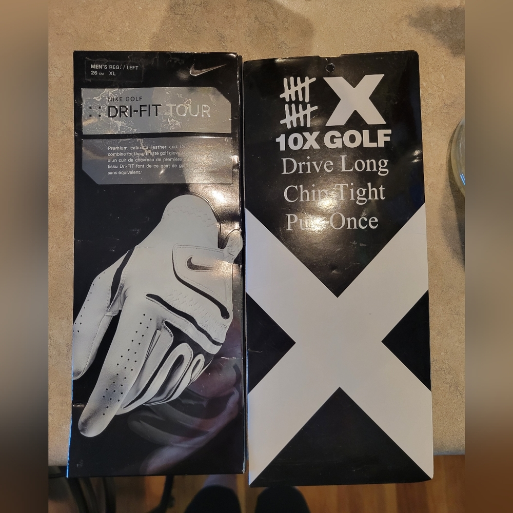 Men's Leather Golf Gloves